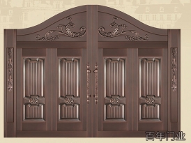 貴州銅藝庭院門-湖南銅門