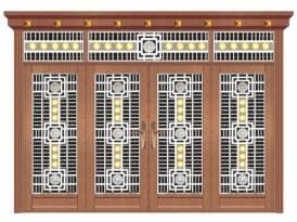 BN-8025(七類花) 仿銅自由紋